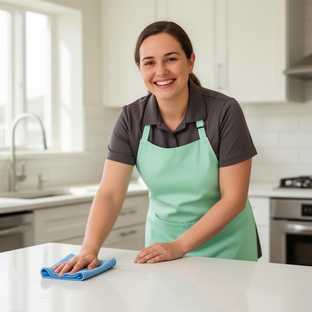 Freshly Home cleaning a kitchen